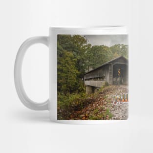 Middle Road Covered Bridge Ashtabula County Ohio Mug